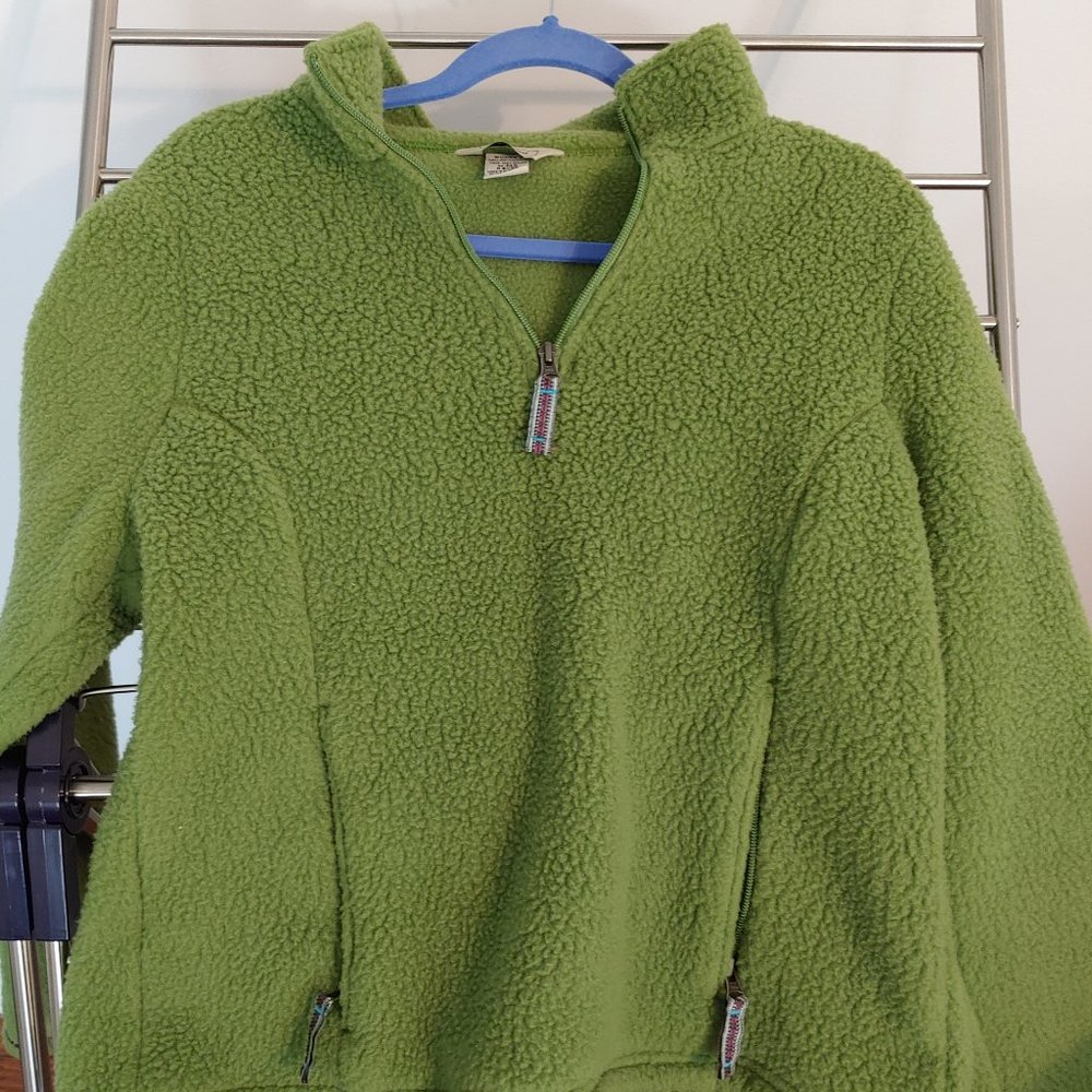 LL Bean Women's fuzzy pullover sweater. Medium